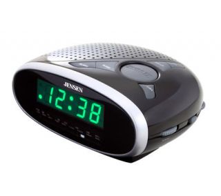 Jensen JCR 175 Jensen AM/FM Dual Alarm Clock Radio   E248719 —