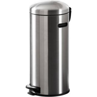 Better Homes and Gardens 30L Retro Trash Can, Stainless Steel