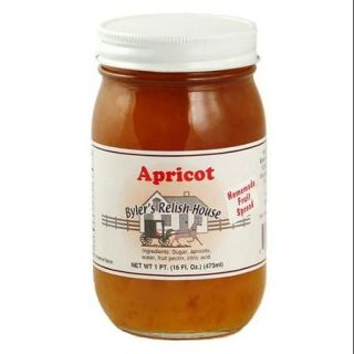 Byler's Relish House Homemade Amish Country Apricot Jam Fruit Spread 16 oz.
