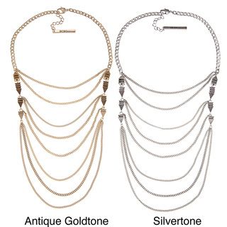BCBG Geometric Bib Necklace   Shopping