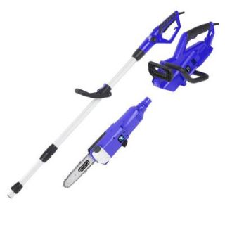 Blue Max 2 in 1 Portable 8 in. Corded Electric Chainsaw with Telescoping Pole 52959