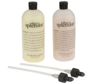 philosophy shear splendor super size shampoo & conditioner   A10661 —