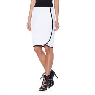 Wendy Williams Pencil Skirt with Piping Detail   7740290