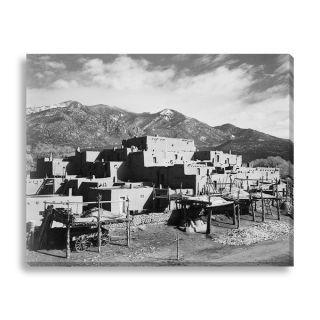 Ansel Adams Taos Pueblo, Mew Mexico, 1941 Gallery Wrapped Canvas