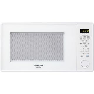 Sharp 1.3 cu ft 1,000 Watt Countertop Microwave (White)