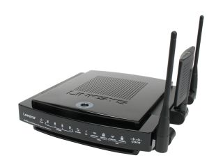 Linksys Dual Band Wireless N Gigabit Router with Storage Link WRT600N
