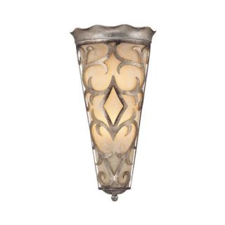 Savoy House Champaign Half Moon Sconce in Oxidized Silver