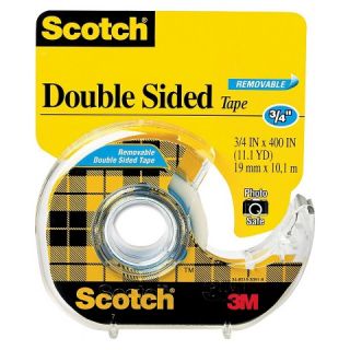 Scotch® 3/4 x 400 667 Double Sided Removable Office Tape and