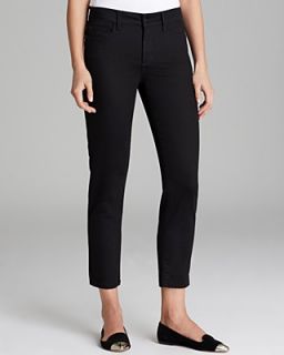 NYDJ Alisha Fitted Ankle Jeans in Black