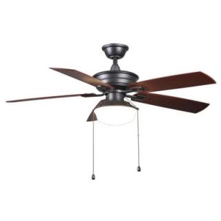 Home Decorators Collection Marshlands LED 52 in. Indoor/Outdoor Natural Iron Ceiling Fan AL499 NI