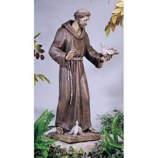 St Francis with Birds Garden Statue