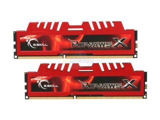 G.SKILL Ripjaws X Series 8GB (2 x 4GB) 240 Pin DDR3 SDRAM DDR3 1600 (PC3 12800) Desktop Memory Model F3 12800CL9D 8GBXL