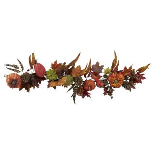 54 in. Pumpkin & Gourd Garland   Wreaths