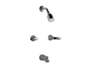 KOHLER K T15201 4 CP Coralais Bath and Shower Faucet Trim With Lever Handles, Valve Not Included