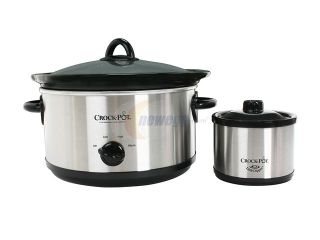 CROCK POT SCR503 UM Stainless Steel 5 Qt. Slow Cooker