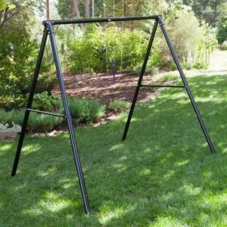 Flexible Flyer Lawn Swing Frame, Black
