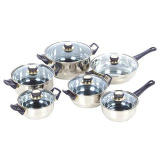 Gourmet Chef 12 Stainless Steel Piece Cookware Set