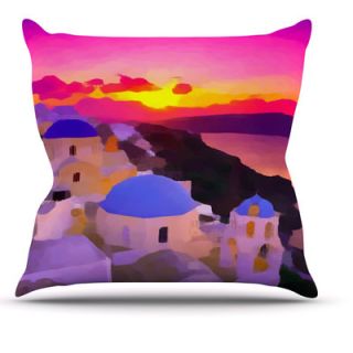 My Konos by Oriana Cordero Sunset Throw Pillow by KESS InHouse