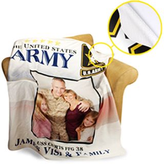 50 x 60 Military Fleece Photo Blanket