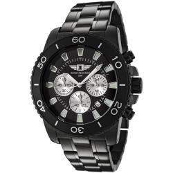 by Invicta Mens Black Ion Plated Stainless Steel Watch  