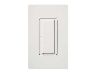 LUTRON MRF2 8S DV WH Wireless Wall Switch, 1 Pole, On/Off, White