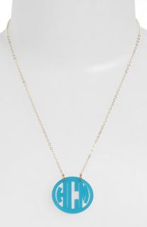 Moon and Lola Small Personalized Monogram Pendant Necklace ( Exclusive)