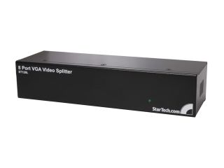 StarTech 8 Port 250 MHz VGA Video Splitter / Distribution Amplifier ST128L