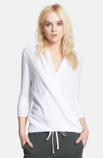 James Perse Relaxed Drape Front Top