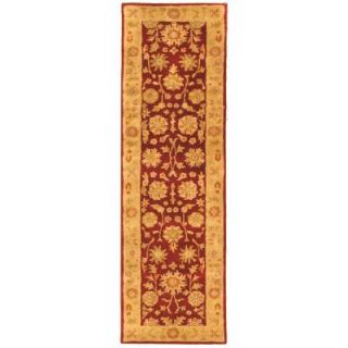 Safavieh Heritage Red/Gold 2 ft. 3 in. x 10 ft. Runner HG813A 210