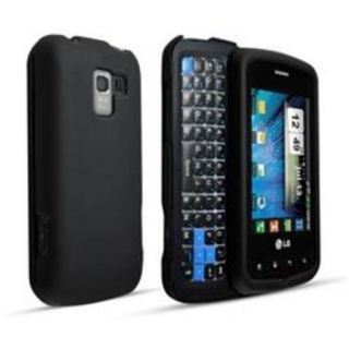 Technocel LG700SBK Soft Touch Shield for LG Optimus Virgin Smartphone   Black