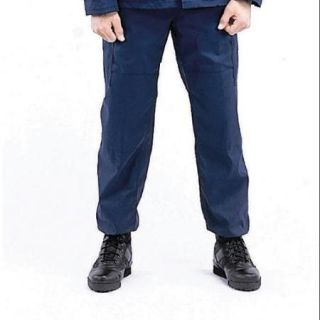 Navy Blue BDU Pants, Military Fatigues, Large