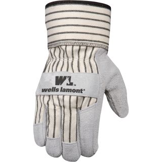 Wells Lamont Cowhide Leather Palm Gloves — XL, Model 4000  Utility Gloves