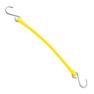 The Perfect Bungee 13 in. Polyurethane Bungee Strap with Galvanized S Hooks (Overall Length 18 in.) B18Y