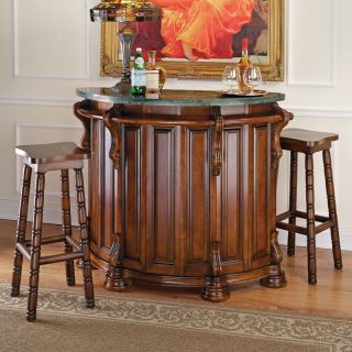 Toscano The Lion & Rose Marble Topped English Bar Pub   Home Bars