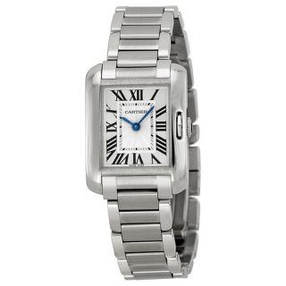 Cartier Womens W5310022 Tank Anglaise Silver Watch   17914229