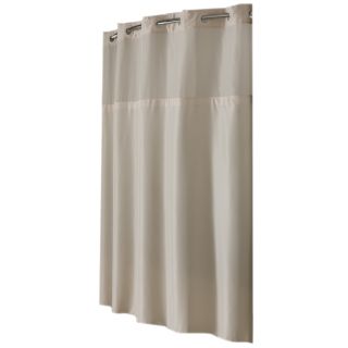 Hookless Polyester Solid Stone Solid Shower Curtain