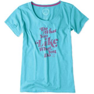 Life Is Good Womens Creamy Scoop Do What You Like Short Sleeve Tee 832907