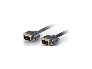C2G/Cables To Go 40093 35ft VGA Monitor/Projector Cable with Rounded Low Profile Connectors M/M – Plenum CMP Rated