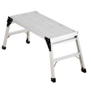 Werner 48 in. x 16 in. x 20 in. Pro Deck Aluminum Work Platform AP 30