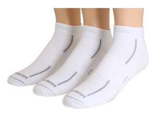 Wrightsock Stride Lo 3 Pair Pack White/Grey Stripe