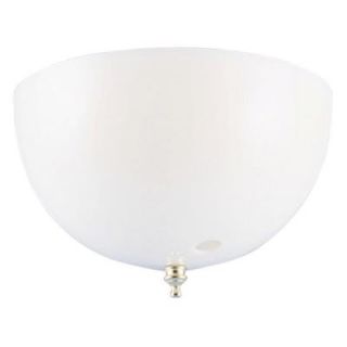 Westinghouse 4 3/4 in. Acrylic White Dome Clip On Shade with Pull Chain Opening with 7 3/4 in. Width 8151400