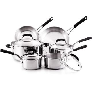 Farberware 10 Piece Professional Stainless Steel Cookware Set