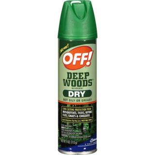 OFF Deep Woods Insect Repellent VIII Dry 4 Ounces