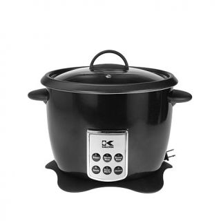 Kalorik 10 Cup Programmable Digital Rice Cooker   Black   7783157