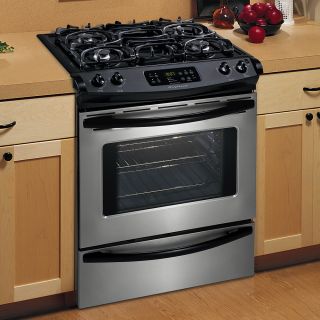 Frigidaire® 30 Inch Slide In Gas Range  (Color Stainless)