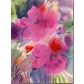Trademark Fine Art 24 in. x 32 in. Pink Blossoms Canvas Art SG033 C2432GG