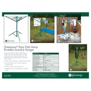 Greenway Easy Fold Away Portable Laundry Hanger