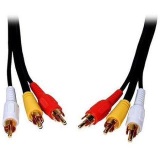 Comprehensive Cable 25' Standard Series General Purpose 3 RCA Video Cable