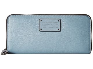 Marc by Marc Jacobs New Too Hot To Handle Small Leather Goods Slim Zip Around Ice Blue