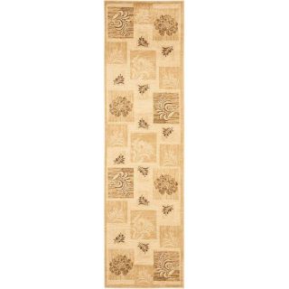 Safavieh Lyndhurst Ivory and Multicolor Rectangular Indoor Machine Made Runner (Common 2 x 16; Actual 27 in W x 192 in L x 0.5 ft Dia)
